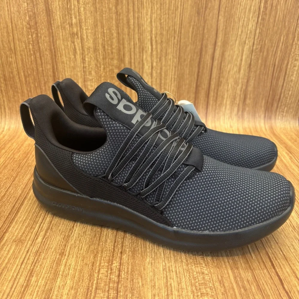 Adidas Lite Racer Adapt 7.0 Mens Size 9 Carbon Black New Slip On IE6327 Sneaker
